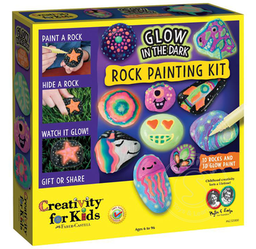 Creativity for Kids Creativity for Kids Glow in the Dark Rock Painting Kit