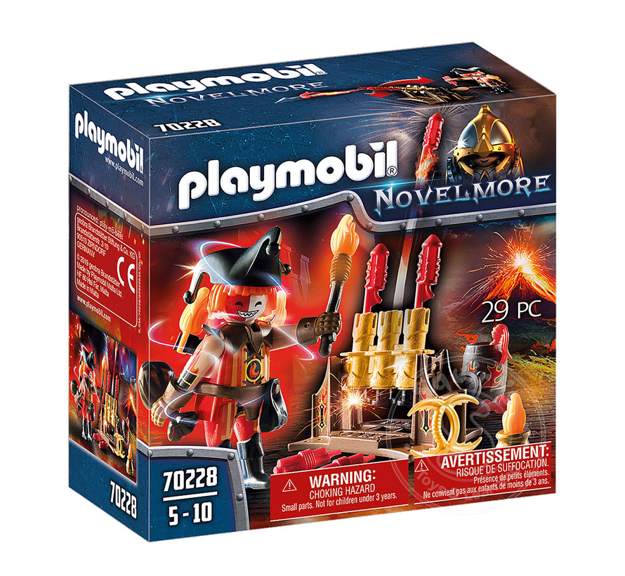FINAL SALE Playmobil Novelmore Burnham Raiders Fire Master RETIRED