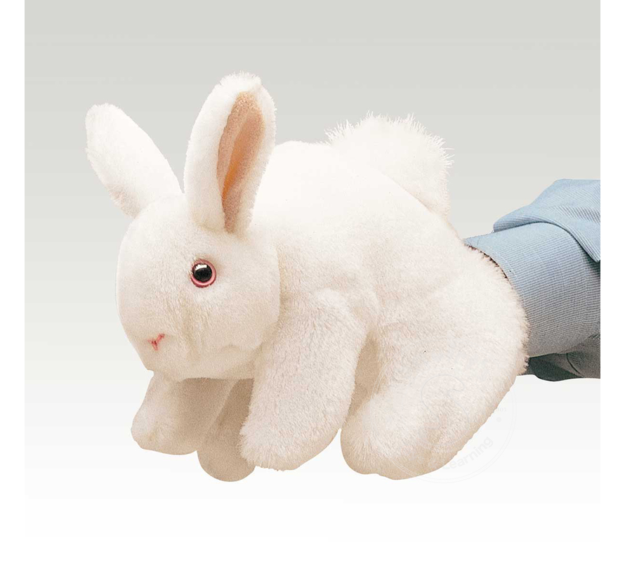 Folkmanis White Bunny Rabbit Puppet