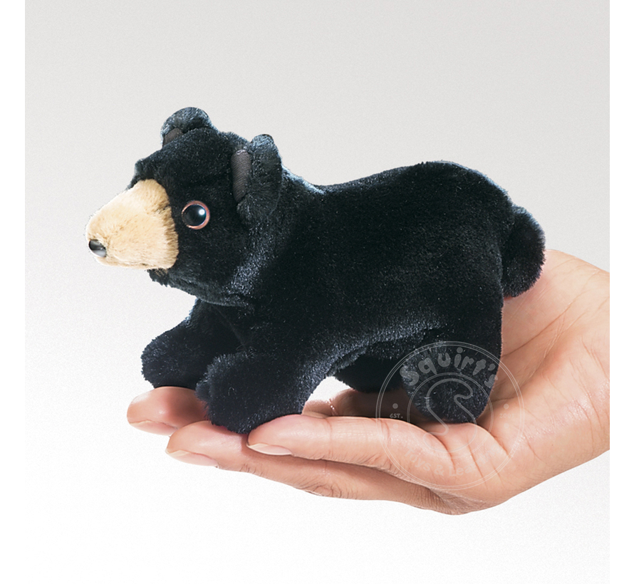 Folkmanis Black Bear Finger Puppet