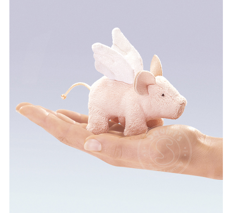 Folkmanis Winged Piglet Finger Puppet