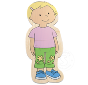 Hape Your Body Puzzle Girl, 5 Layer Puzzle