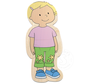 Hape Your Body Puzzle Girl, 5 Layer Puzzle