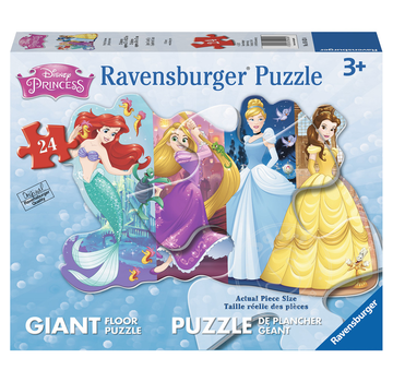 Ravensburger Ravensburger Disney Princess: Pretty Princesses Glitter Floor Puzzle 24pcs