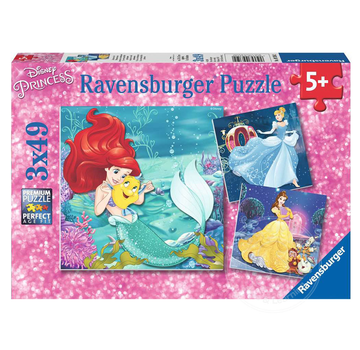 Ravensburger Ravensburger Disney Princess: Pincesses Adventure Puzzle 3 x 49pcs