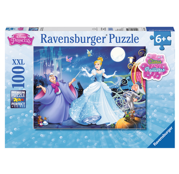 Ravensburger Ravensburger Disney Princess: Adorable Cinderella Glitter Puzzle 100pcs XXL