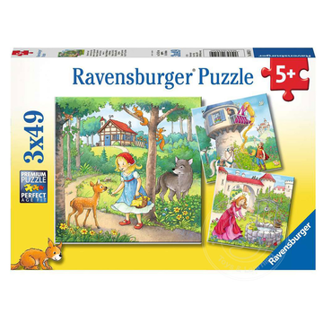 Ravensburger Ravensburger Rapunzel, Red Riding Hood, Frog King Puzzle 3 x 49pcs