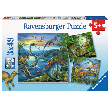 Ravensburger Ravensburger Dinosaur Fascination Puzzle 3 x 49pcs