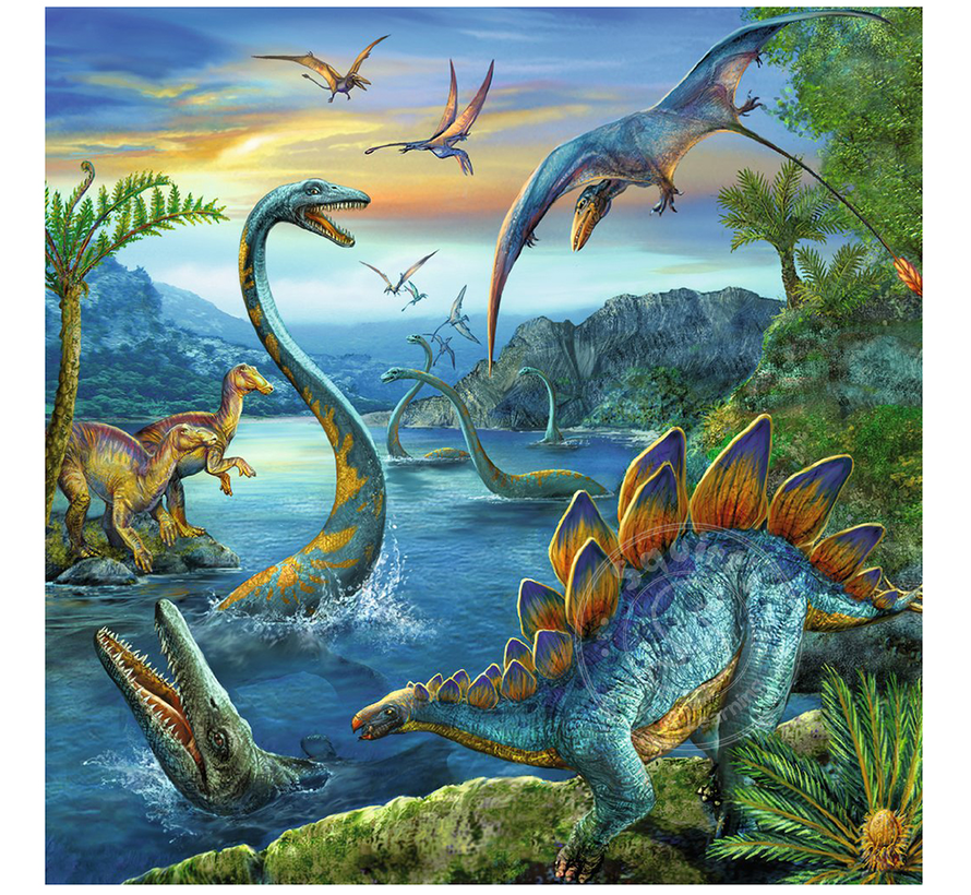 Ravensburger Dinosaur Fascination Puzzle 3 x 49pcs