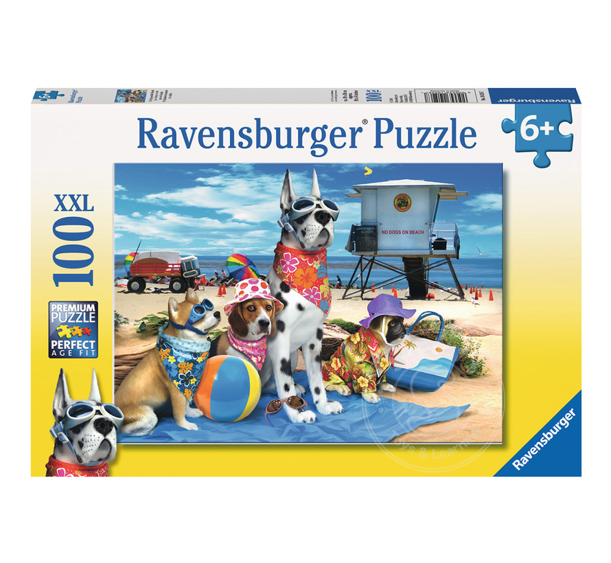 Ravensburger No Dogs on the Beach Puzzle 100pcs XXL