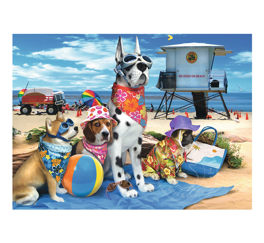Ravensburger No Dogs on the Beach Puzzle 100pcs XXL
