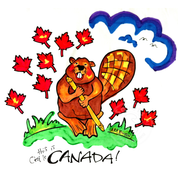 Artburn Pillow Case Painting Kit - This is Canada (Beaver)