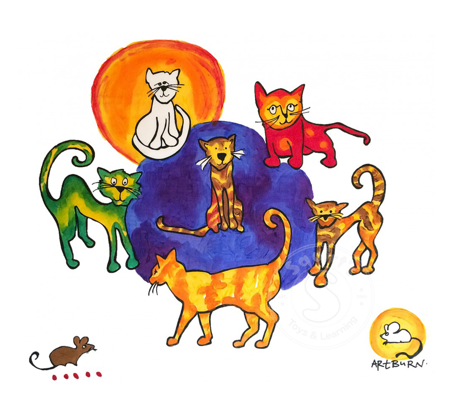 Pillow Case Painting Kit - Cats