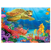 Cobble Hill Puzzles Cobble Hill Undersea Turtle Tray Puzzle 35pcs