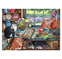 Cobble Hill Garden Shed Cats Tray Puzzle 35pcs