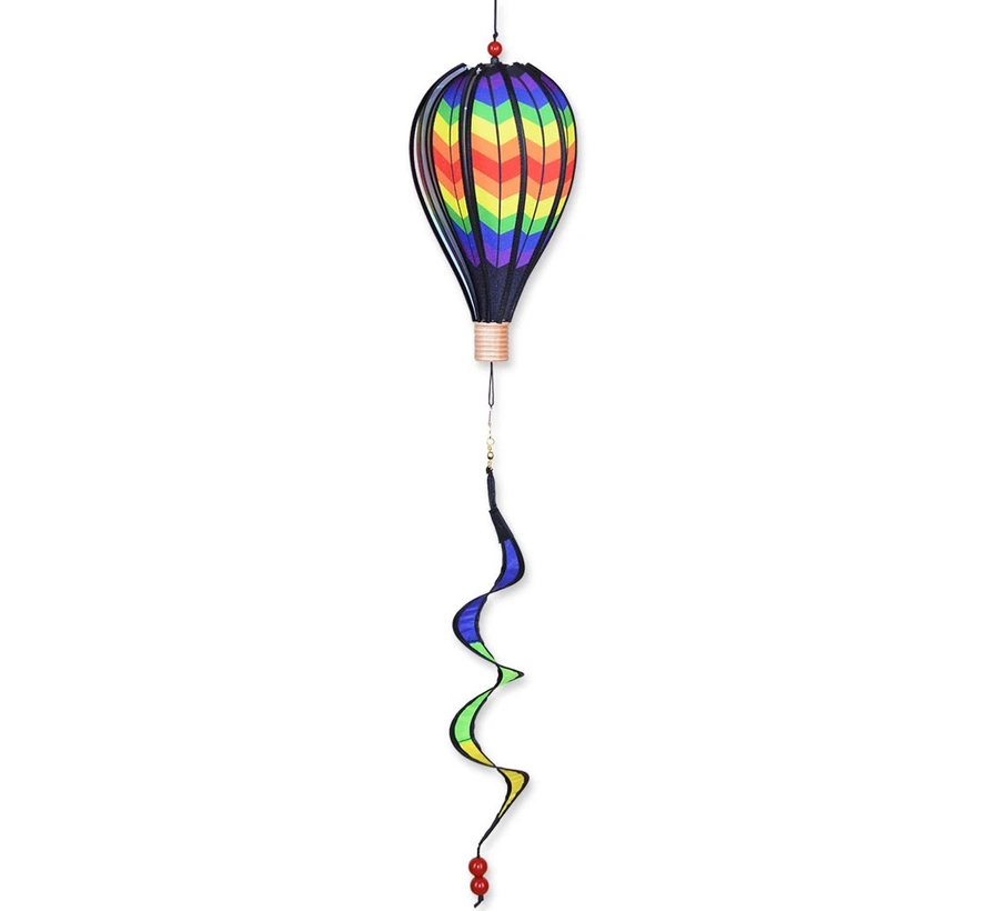 Double Cheveron Hot Air Balloon Hanging Spinner 12”