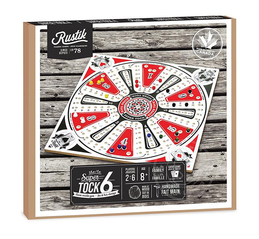 Rustik Super Tock Game 6 Player