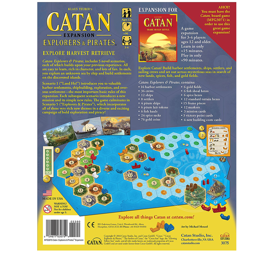 Catan Expansion Explorers & Pirates
