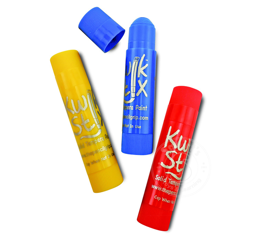Kwik Stix Tempra Paint 6 Pack Primary