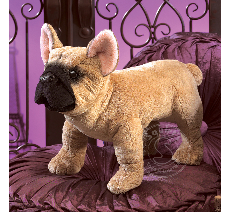 Folkmanis French Bulldog Puppet - retired