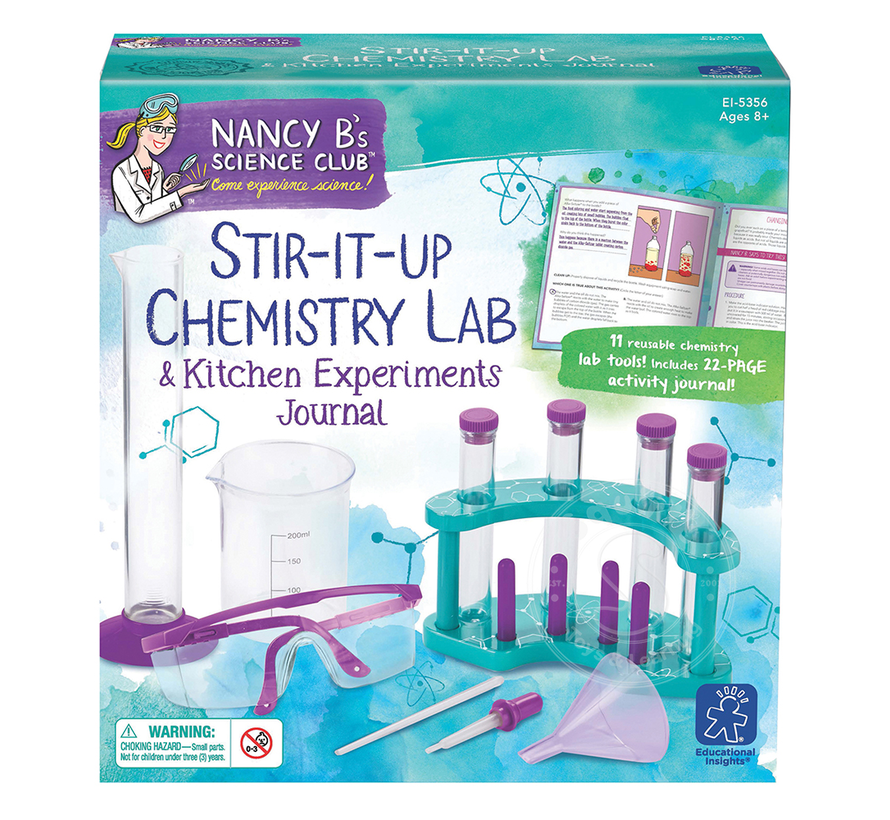 Nancy B’s Science Club Stir-It-Up Chemistry Lab & Kitchen Experiments Journal - Retired