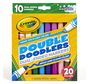 Crayola 10 Double Doodlers Dual-Ended Markers Washable