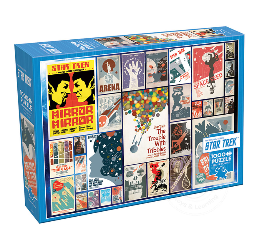 FINAL SALE - Cobble Hill Star Trek: Classic Episodes Puzzle 1000pcs RETIRED