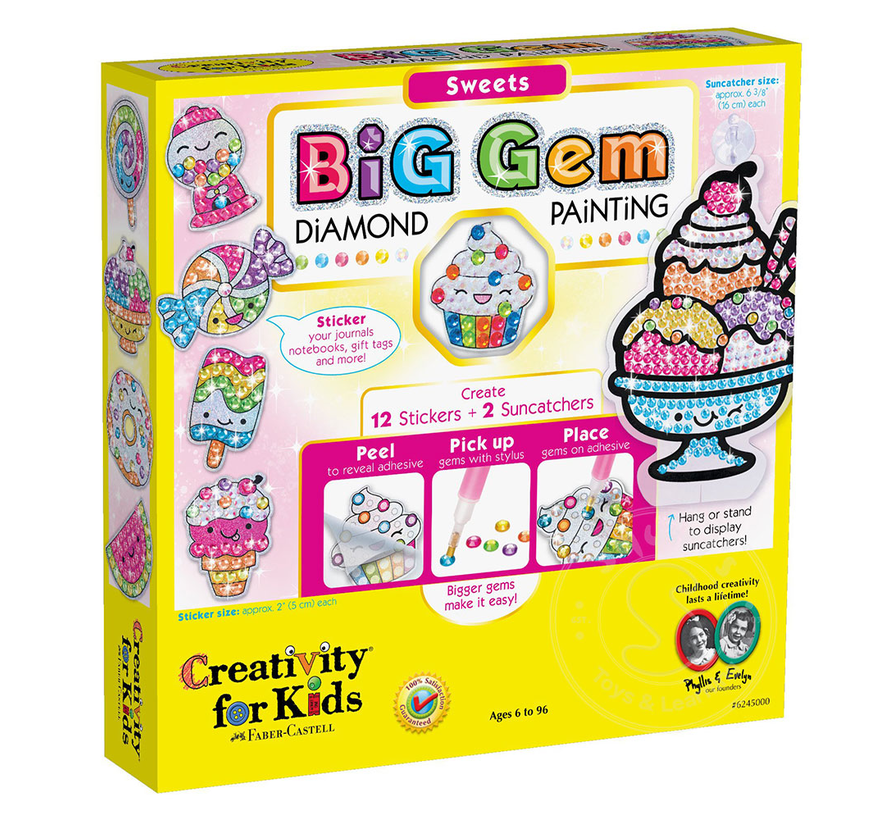 Creativity for Kids Big Gem Diamond Painting Sweets