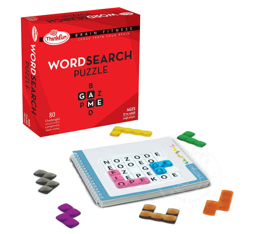 FINAL SALE Brain Fitness: Word Search Puzzle  RETIRED