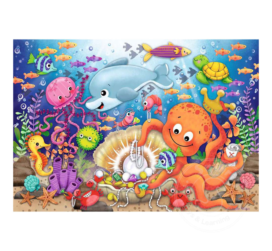 Ravensburger Fishie’s Fortune Floor Puzzle 24pcs