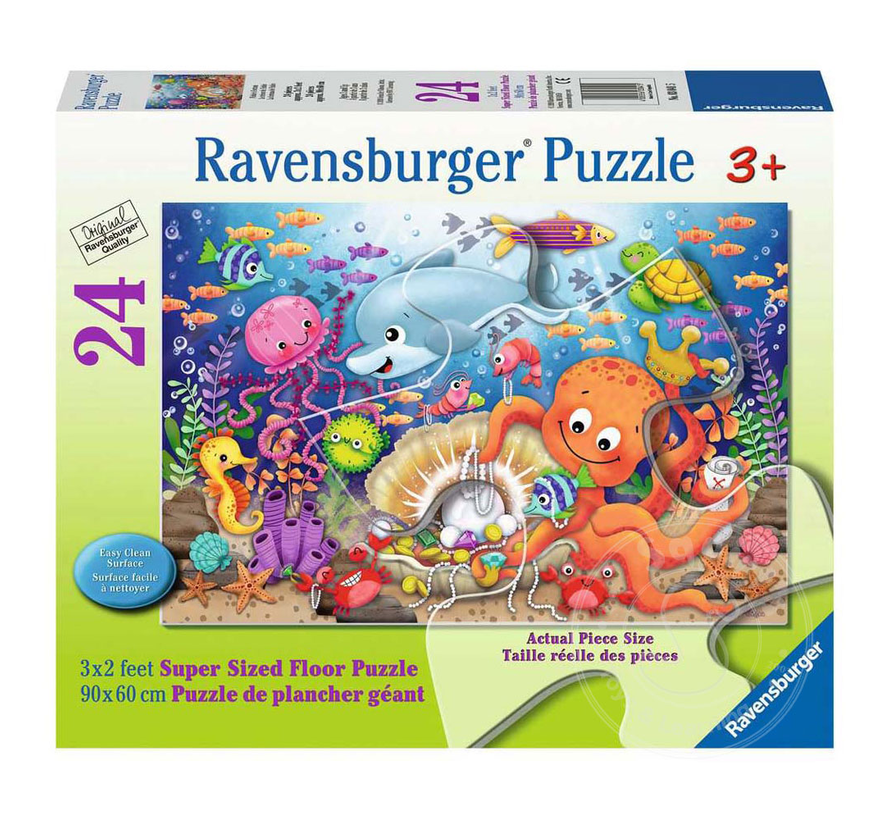 Ravensburger Fishie’s Fortune Floor Puzzle 24pcs