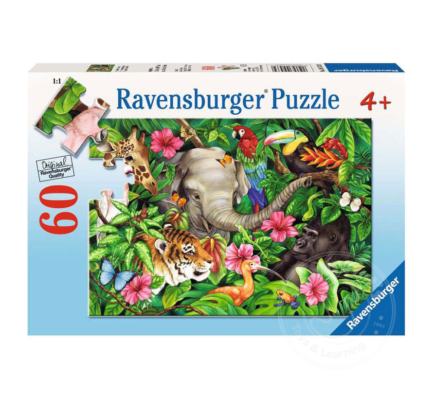 Ravensburger Tropical Friends Puzzle 60pcs RETIRED