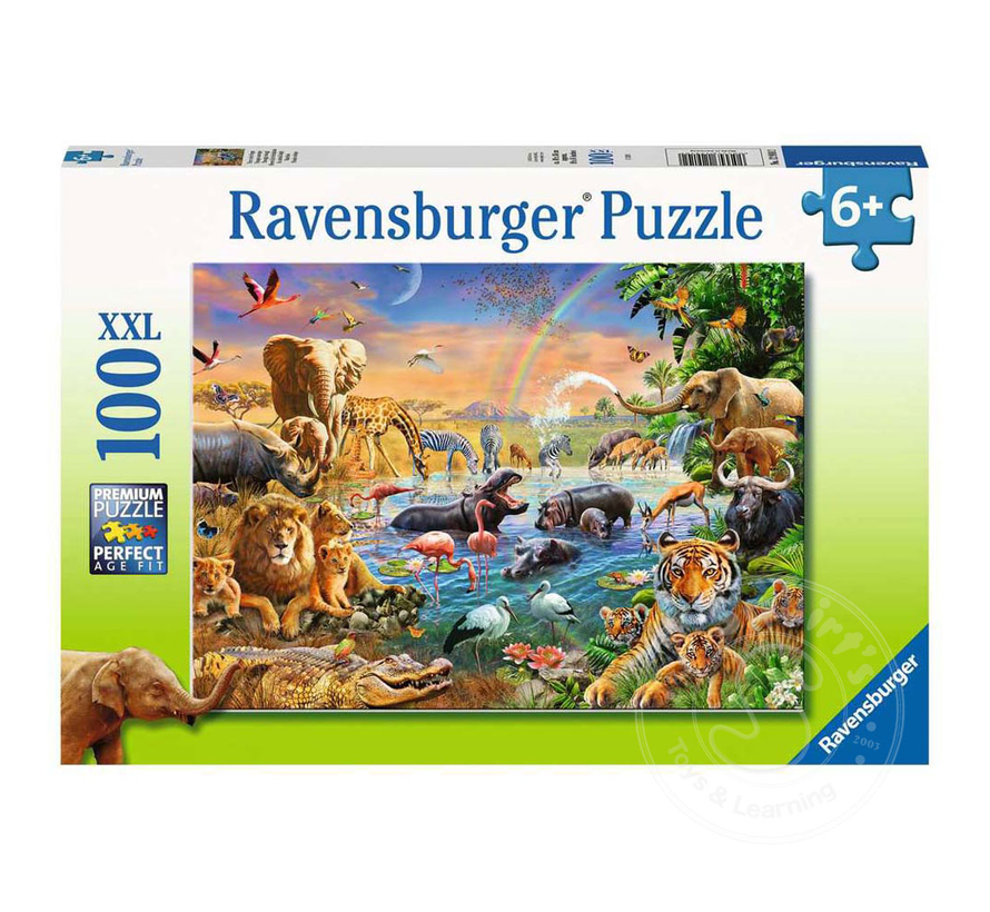 Ravensburger Savannah Jungle Waterhole Puzzle 100pcs XXL