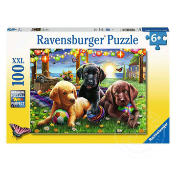 Ravensburger Ravensburger Puppy Picnic Puzzle 100pcs XXL