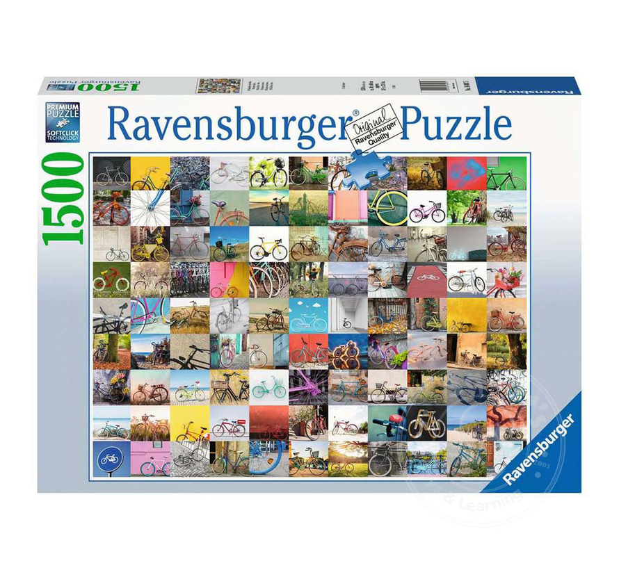 FINAL SALE Ravensburger 99 Bicycles Puzzle 1500pcs - Retired
