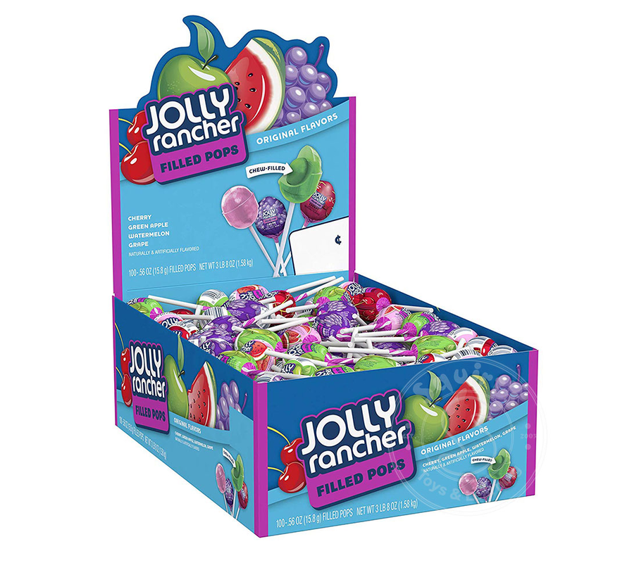 Jolly Rancher Fruit Chew Filled Pops