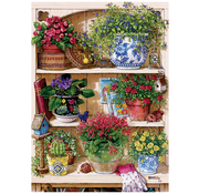 Cobble Hill Puzzles Cobble Hill Flower Cupboard Puzzle 500pcs