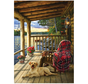 Cobble Hill Lake Cabin Labrador Tray Puzzle 35pcs