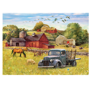 Cobble Hill Puzzles Cobble Hill Blue Truck Farm Tray Puzzle 35pcs