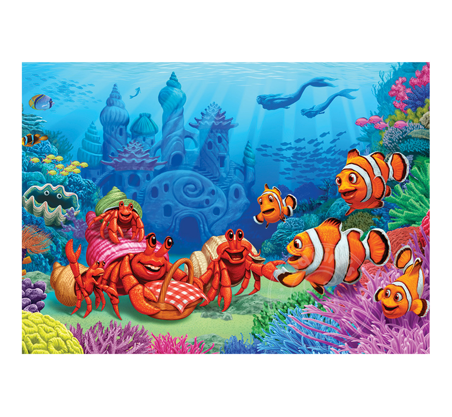 Cobble Hill Clownfish Gathering Tray Puzzle 35pcs