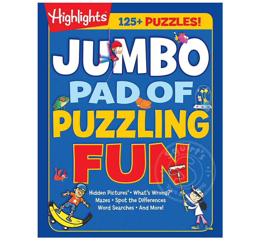 Highlights Jumbo Pad of Puzzling Fun