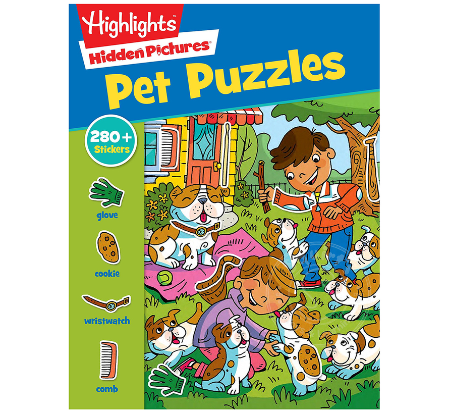 Highlights Hidden Pictures Pet Sticker Puzzles