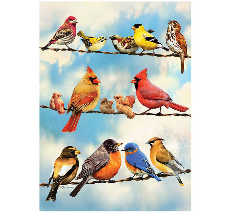 Cobble Hill Blue Sky Birds Tray Puzzle 35pcs