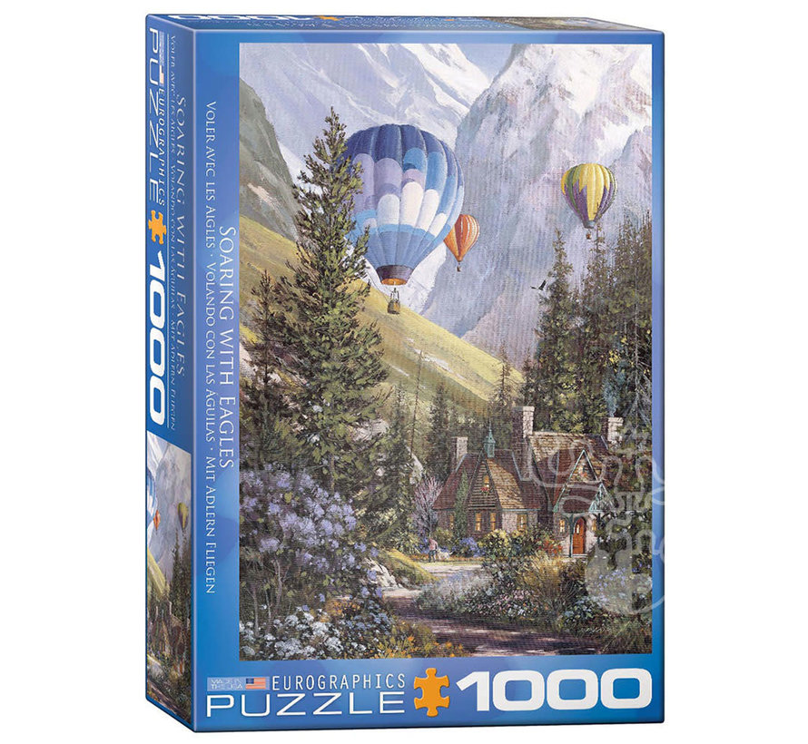 FINAL SALE Eurographics Soaring with Eagles Puzzle 1000pcs
