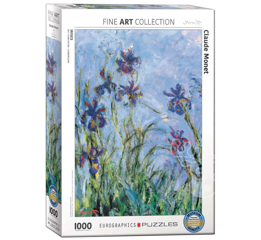 FINAL SALE Eurographics Irises Puzzle 1000pcs