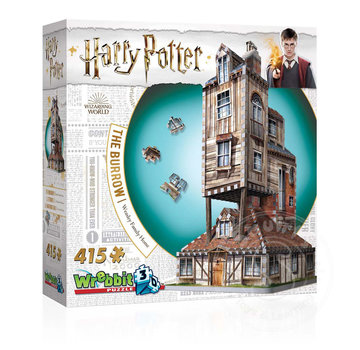 Wrebbit Wrebbit Harry Potter The Burrow: Weasley Family Home Puzzle 415pcs