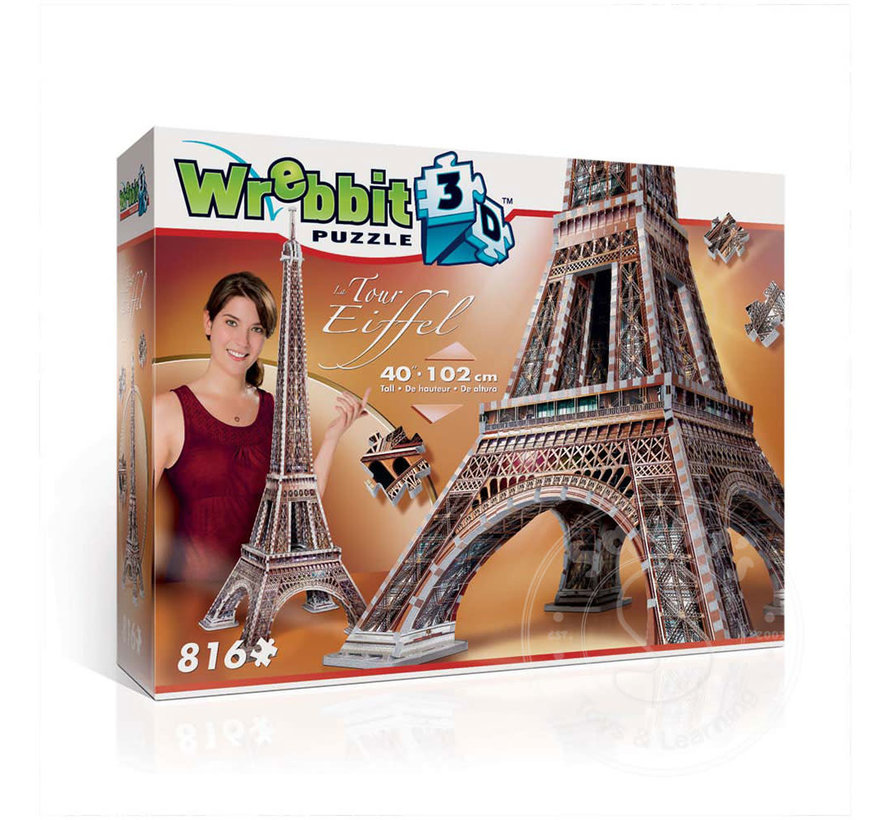 Wrebbit Eiffel Tower Puzzle 816pcs