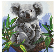 D.I.Y. Crystal Art Kit Medium: Cuddly Koalas