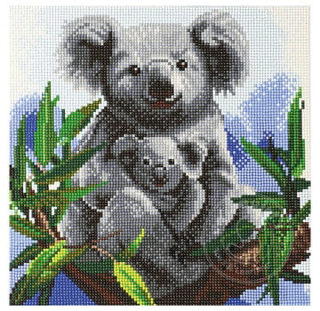 D.I.Y. Crystal Art Kit Medium: Cuddly Koalas