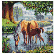 D.I.Y. Crystal Art Kit Medium: Fell Ponies